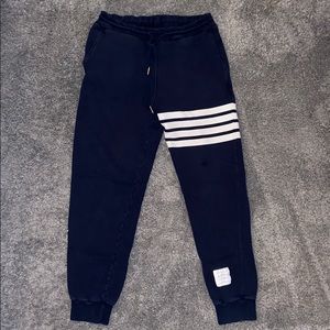 Thom Browne Navy Sweats